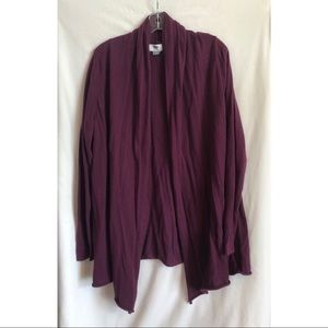 Burgundy Cardigan